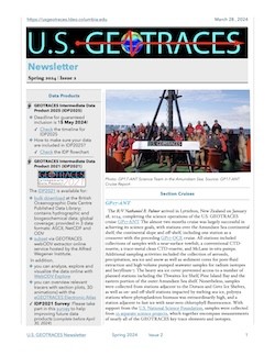 U.S. GEOTRACES Newsletter Spring 2024 - Issue 2