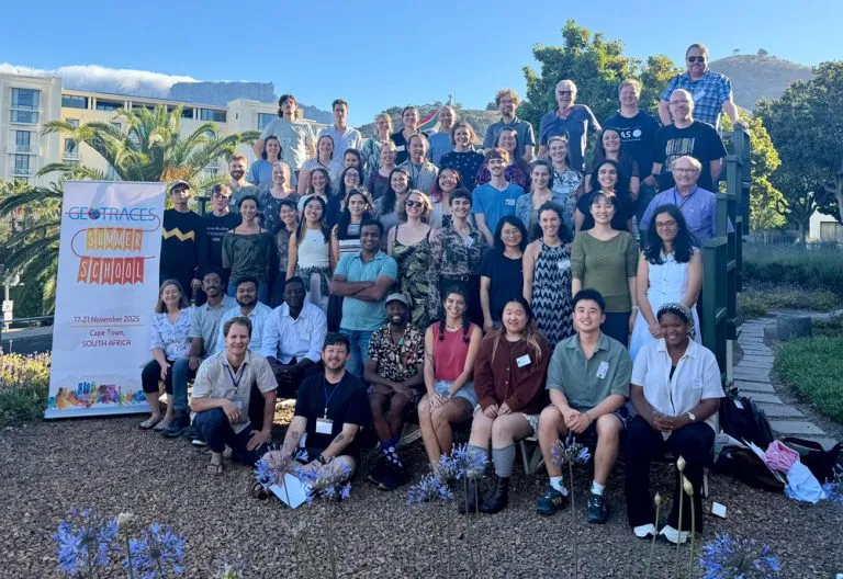 GEOTRACES Summer School 2025 Group Picture (Source: GEOTRACES IPO. Credit: Susanne Fietz and Hélène Planquette) 