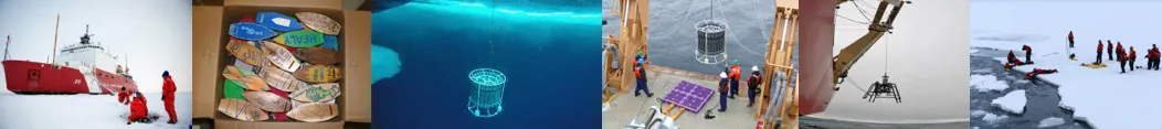 Photos from U.S. GEOTRACES GN01 Cruise. Sources: TRACES of Change in the Arctic and U.S. Arctic GEOTRACES Blogs [https://usgeotraces.ldeo.columbia.edu/content/blogs]