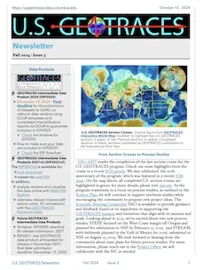 U.S. GEOTRACES Newsletter Fall 2024 - Issue 3