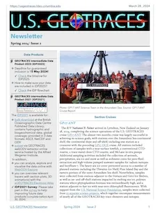 U.S. GEOTRACES Newsletter Spring 2024 - Issue 2